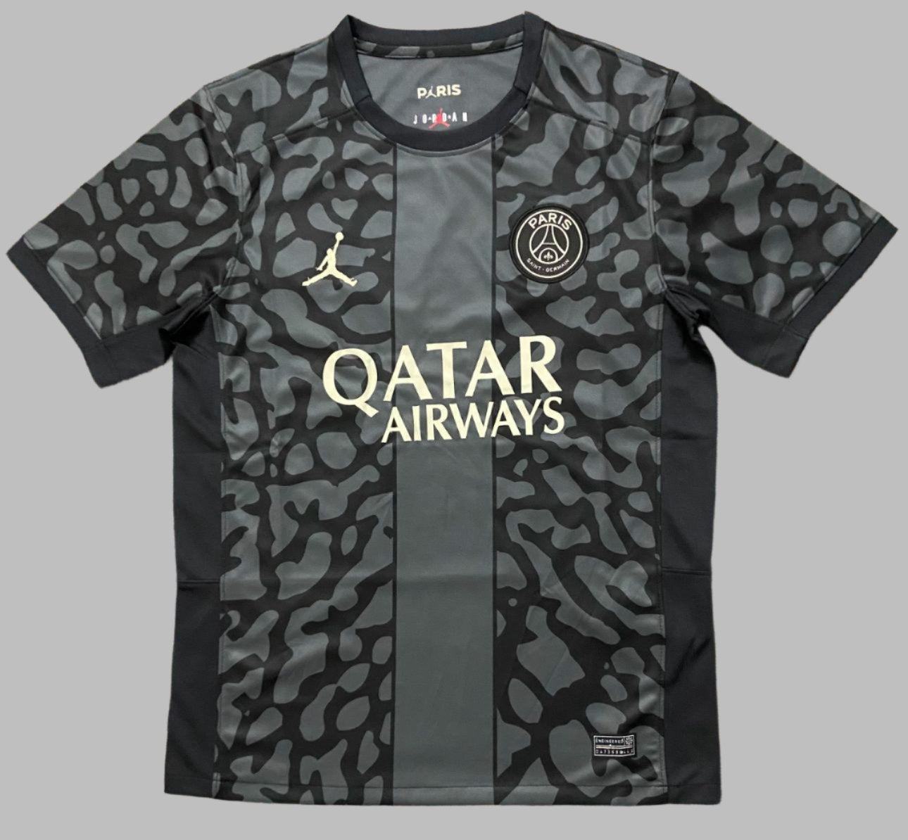 PSG 2023-2024 PGS x Jordan Fourth Vapor Grey Kit