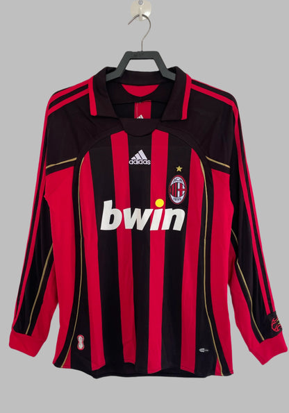 AC Milan 2006-2007 Vintage Home Long Sleeve Kit