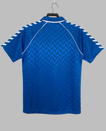 Real Madrid 1986-1988 Vintage Blue Away Kit